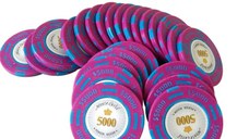 Jeton Poker Montecarlo 14 grame Clay, inscriptionat 5000