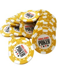 Jeton Poker WSOP Galben, clay 10 grame - 1