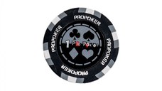 Jeton Pro Poker - Clay - 14g - Culoare Gri, inscriptionat (1) - model nou