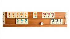 Joc remi rummy din lemn DELUXE - Desigilat