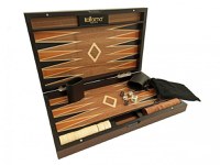 Joc table backgammon din lemn intarsiat 38x48 cm - 1