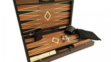 Joc table backgammon din lemn intarsiat 38x48 cm