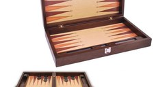 Joc table backgammon din lemn Premium Gold 52 x 60 cm