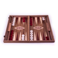 Set joc table backgammon - Inlaid Nuc - 48 x 60 cm - 1