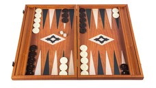 Set joc table backgammon lemn cu aspect de Mahon , 47 x 60 cm