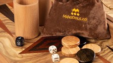 Set joc table backgammon Maslin 48 x60 cm