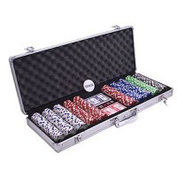 Set poker cu 500 chips-uri model DICE si servieta din aluminiu - 1