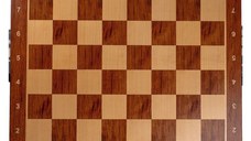 Tabla de sah din lemn padauk, 55 x 55 cm