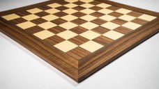 Tabla de sah nuc (walnut) DGT, 55mm - Imperfecta