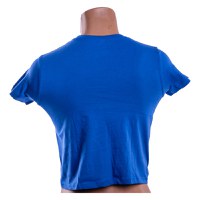 Tricou Albastru cu model Sah - 1