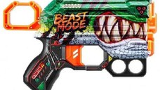 Arma de jucarie X−Shot Skins Flux, Zuru, 8 cartuse, Beast