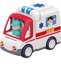 Jucarie Hola Toys Masina de ambulanta cu accesorii doctor, sunete si melodii - 1