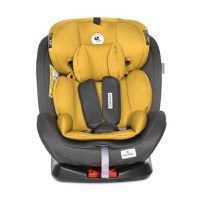 Scaun auto Lorelli Lynx, Isofix, 0-36 kg, rotativ 360 grade, Black Lemon Curry - 1