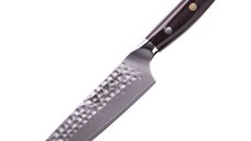 Cutit filetat profesional Maranc, otel de damasc, 13.3 cm, M16