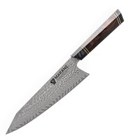 Cutitul bucatarului Bunka profesional Maranc, otel de damasc, 21 cm, M135 - 1