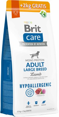 BRIT CARE Hypoallergenic Adult Large Breed, cu Miel şi Orez - 1