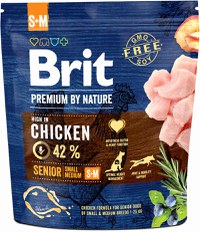 BRIT Premium by Nature SENIOR Small/Medium Breed - 1