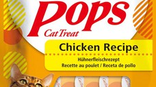 INABA CHURU Pops Recompensă pt. pisici, Baton cu Pui, Pachet cu 4 bucăţi x 15g