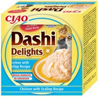 INABA CIAO Dashi Delights Bol pentru pisici, cu Pui şi Scoici 70g - 1