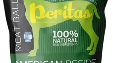 PERITAS Meniu American, hrană congelată pt câini, chiftelte Curcan şi Pui 250g