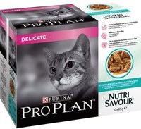 PRO PLAN Delicate Multipack hrană umedă pentru pisici, cu Peşte oceanic - 1