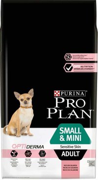 PRO PLAN Hrană uscată SENSITIVE SKIN pt câini Adult Small Breed, cu Somon - 1