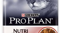 PRO PLAN Sterilised Plic hrană umedă pentru pisici, cu Vită 85g