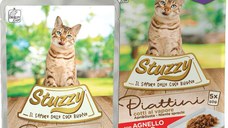 STUZZY Cat Piattini Pachet plicuri pentru pisici, cu Carne 5x50g