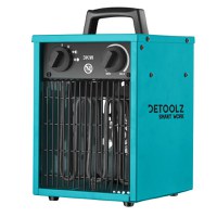 Aeroterma Electrica Industriala DeToolz 25/2000/3000W - 1