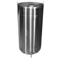 Butoi inox cu capac, capacitate 350L - 1