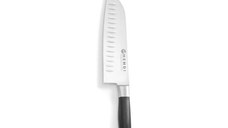 Cutit bucatarie profesional, tip Santoku, Profi Line, lama inox lungime 18 cm / lungime cutit 31 cm