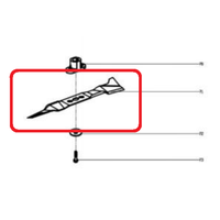 Cutit taiere pentru masina de tuns gazonul Ruris RX200 - 1