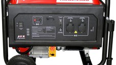 Generator electric monofazic, Rotakt ROGE5500, 5.5 KW, AVR, voltmetru, Iesire 12V, Autonomie 7 ore