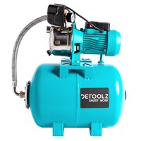 Hidrofor Detoolz DZ-P123, 0,75kW, Debit maxim 55l/min, h pompare 45 m - 1