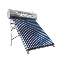 Panou solar presurizat inox cu 18 tuburi pentru apa calda, boiler 180L,Detoolz - 1