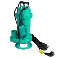 Pompa apa murdara cu tocator si cutit,1500 W, 300 l/min, H-14m pentru apa murdara, ProGARDEN TPS1500A - 1