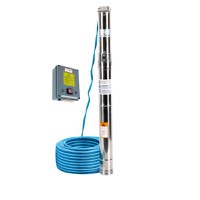 Pompa Submersibila cu Convertizor de Mare Viteza, IBO 3IBQ 8-6, 2.2KW, 250 l/min, H-80 m, 230V - 1