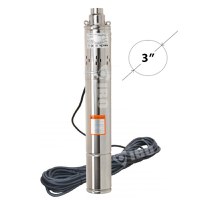 Pompa Submersibila cu Surub (snec) IBO 3 SQIBO 0.55, 550 W, 35 l/min, H Refulare 70 m, 3 Toli + 15 m sau 20 m cablu - 1