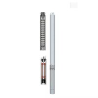 Pompa Submersibila Inox IPRO Professional 3IPRO 1/27, 750W, 46l/min, H-107m, Rezistenta la Nisip, 230V - 1