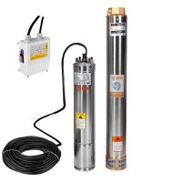 Pompa Submersibila Rezistenta la Nisip, IBO 4SD 3/18, 1.5 KW, 94 l/min, H Refulare 135 m + 20 m cablu - 1