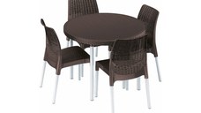 Set mobilier gradina Jersey, maro