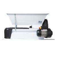 Zdrobitor struguri cu desciorchinator electric, GRIFO DMC Italia, cuva vopsea emailata (900 x 500 mm) - motor 220 V, 1 CP, cap. maxima 1.500 kg/ora - 1