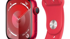 Apple Watch 9, GPS, Cellular, Carcasa RED Aluminium 45mm, RED Sport Band - S/M