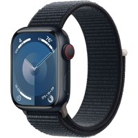 Apple Watch S9, GPS, Carcasa Midnight Aluminium 41mm, Midnight Sport Loop - 1