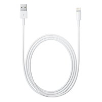 Cablu de date Apple, Lightning-USB, md819zm/a, 2m, Alb - 1