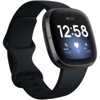 Ceas smartwatch Fitbit Sense, Negru Carbon - 1