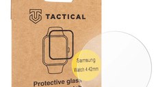 Folie protectie pentru Samsung Galaxy Watch 4 42mm, Tactical, 2.5D, Sticla, Transparent