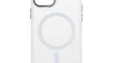 Husa de protectie telefon OBAL:ME pentru Apple iPhone 12/12 Pro, Misty Keeper, MagSafe, Alb