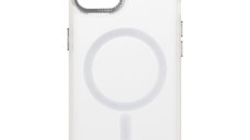 Husa de protectie telefon OBAL:ME pentru Apple iPhone 14, Misty Keeper, MagSafe, Alb