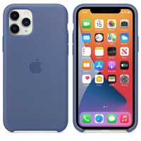 Husa telefon Iphone 11 Pro Max, Apple, Silicon, MY122ZM/A, Linen Blue - 1